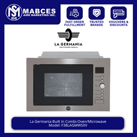 La Germania Built In Combi Ovenmicrowave F38lagmwsxv Lazada Ph