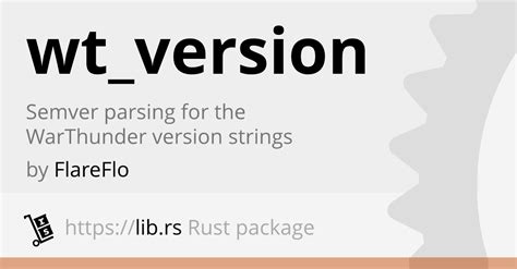 Wt Version Rust Library Lib Rs