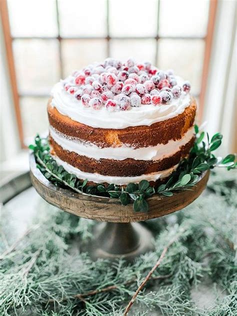 Amazing And Delicious Winter Wedding Cakes Weddingomania