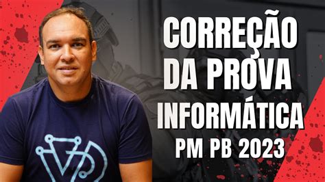 Corre O Da Prova Pol Cia Militar Pb Banca Ibfc Youtube