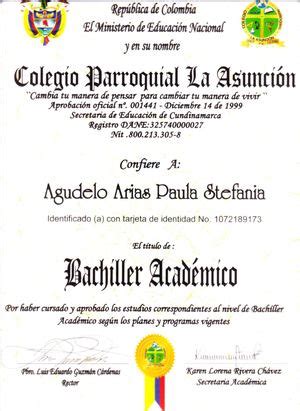 Calam O Diploma Bachiller