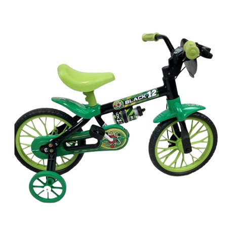 Bicicleta Infantil Aro Nathor Masculina Black