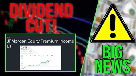 Big Jepi News Dividend Cut Again Jepi Etf Update Youtube