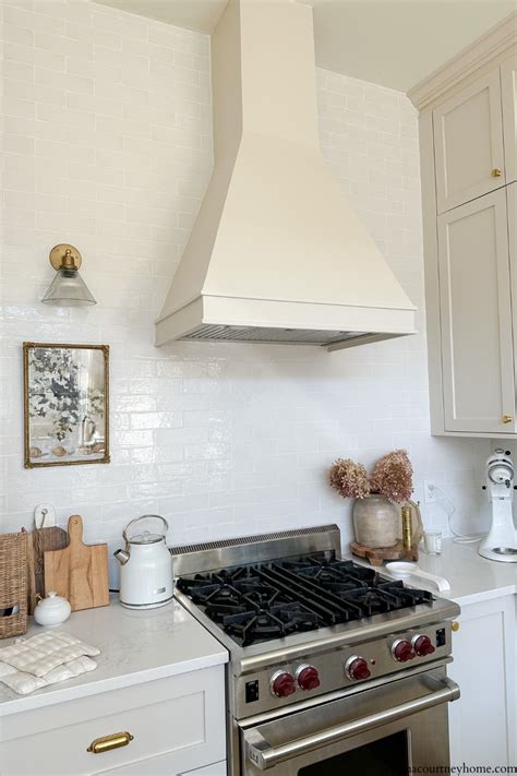 Off-White Subway Tile Backsplash | Emma Courtney Home