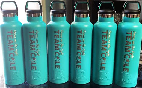 Custom Laser Engraved Oz Rtic Water Bottles Etsy Uk