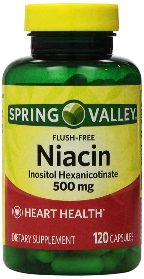 Buy Spring Valley Flush Free Niacin B 3 500 Mg 240 S 2 Bottles Of