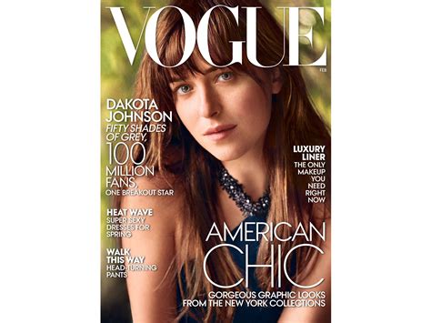 Fifty Shades Of Fashion Dakota Johnson Lands Her First Vogue Cover