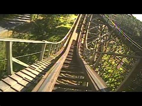 Tonnerre De Zeus Wooden Roller Coaster Front Seat Pov Onride Parc