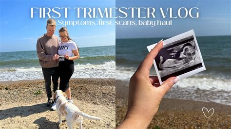 First Trimester Vlog Early Pregnancy Symptoms First Scans Newborn