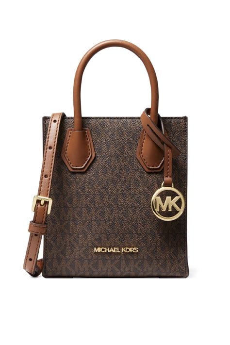 Michael Kors T Gm C I Mercer Extra Small Logo And Leather Crossbody