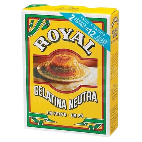 Gelatina Neutra Royal