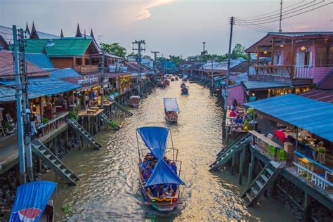 Amphawa District Samut Songkhram Province Thailand On April