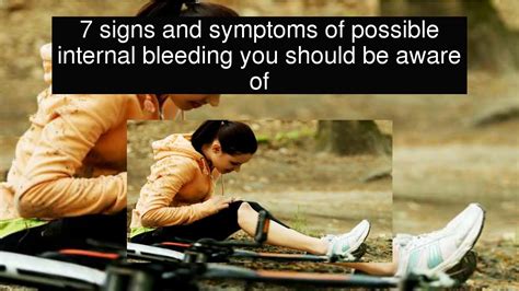 7 Signs And Symptoms Of Possible Internal Bleeding You Should Be Aware Of Youtube