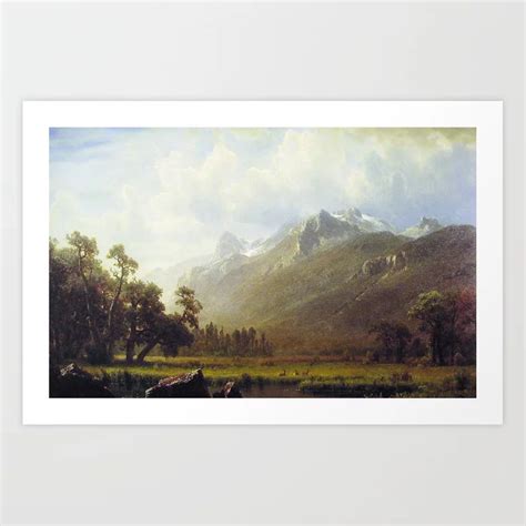 The Sierras Near Lake Tahoe 1865 By Albert Bierstadt Reproduction