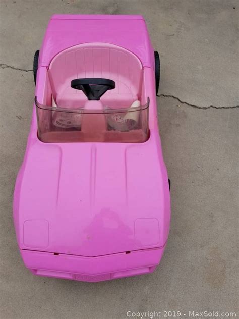 Barbie Corvette Classic Edition Ride On Toy Car