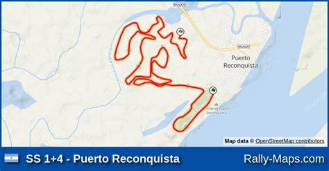 Ss Puerto Reconquista Stage Map Rally Del Jaaukanig S Cra