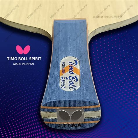 Butterfly Timo Boll Spirit Table Tennis Carbon Blade Bat Paddle Racket ...