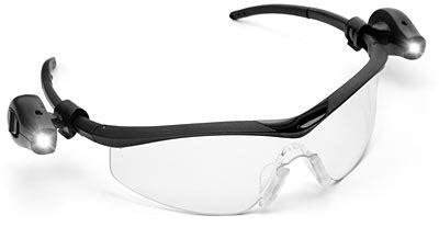 Dual LED Safety Glasses Light Up When You Work In The Dark