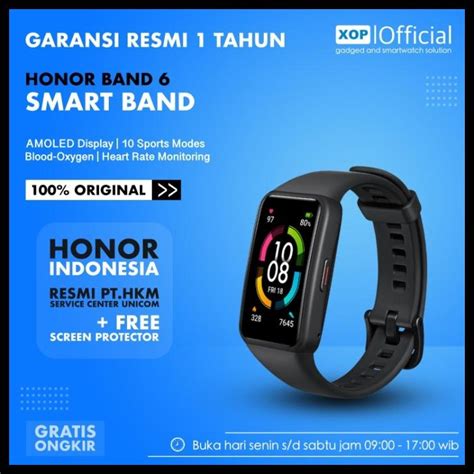 Jual Honor Band 6 Smartband Spo2 Femlae Cycle Heart Rate Garansi