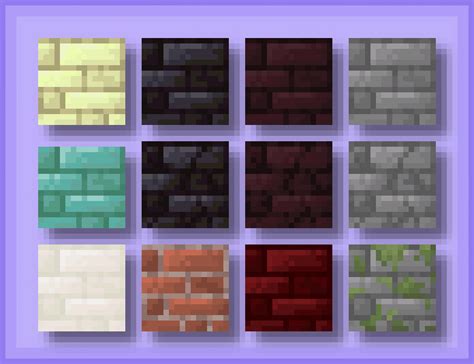 Tiles Replace Bricks Java Minecraft Texture Pack