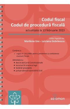 Codul Fiscal Codul De Procedura Fiscala Act Februarie