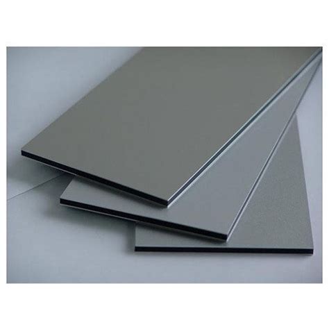 Viva Available In Grey Silver Acp Sheets Thickness Mm For