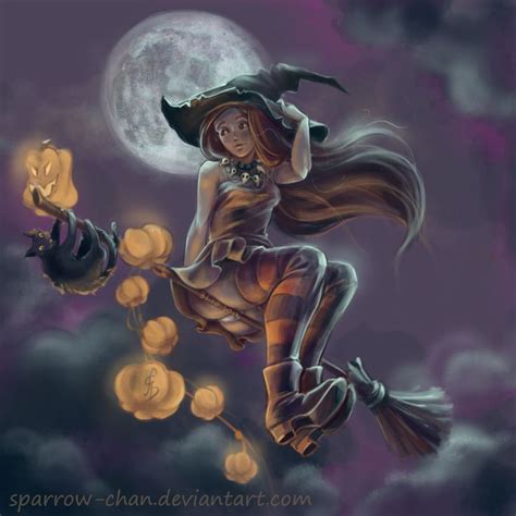 Halloween Witch By Sparrow Chan Deviantart On DeviantART Witch