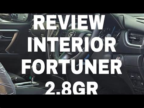 Review Interior Fortuner 2 8 GR 2023 Review In Depth Tour YouTube