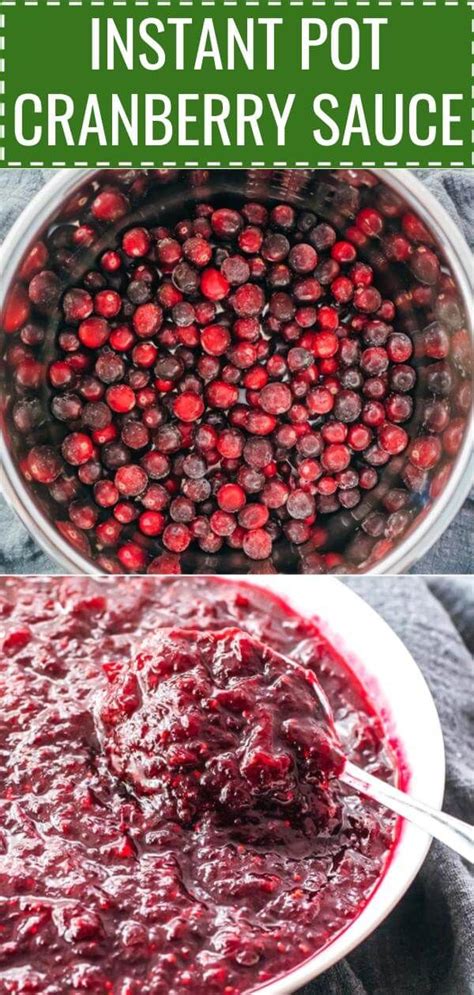 Simple Instant Pot Cranberry Sauce Savory Tooth Artofit