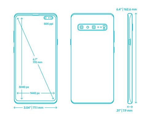 Samsung Galaxy S10e 2019 Dimensions And Drawings Dimensionsguide