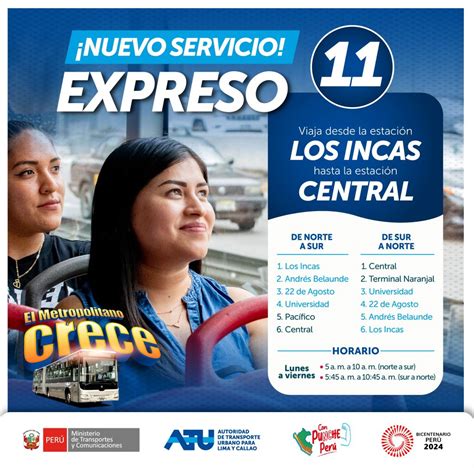 Metropolitano Ofrecer Dos Nuevos Servicios Expresos Que Conectar N