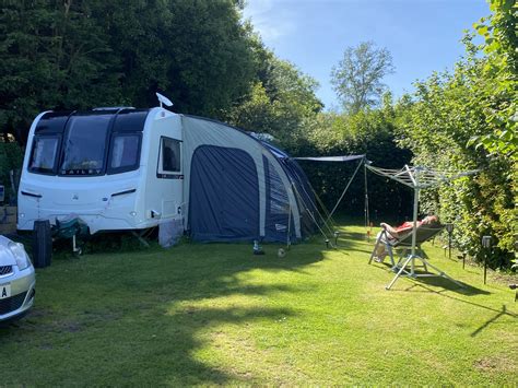 Caravan Pitch Old Barn Touring Park Campsite On The Isle Of Wight