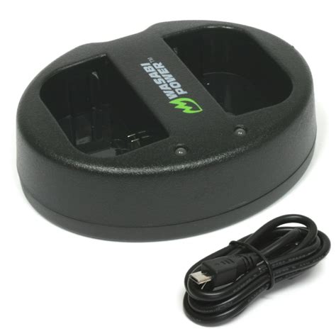 Wasabi Power Dual USB Battery Charger For Canon LP E6 LP E6N Walmart