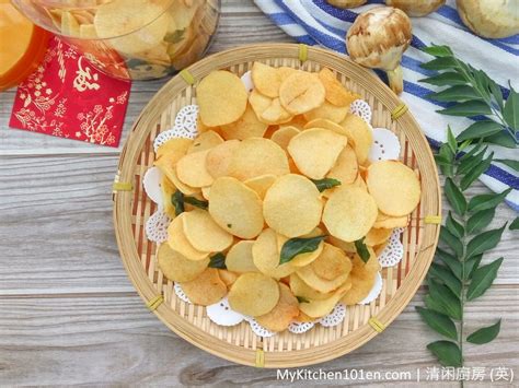 Crispy Arrowhead Chips - MyKitchen101en.com