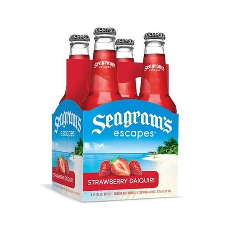 Seagrams Escapes Malt Beverage Premium Strawberry Daiquiri Pack