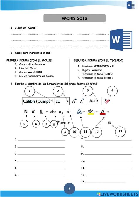 Las Carpetas Interactive Worksheet