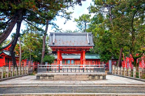 Gran Santuario De Sumiyoshi En Osaka Imagen De Archivo Imagen De