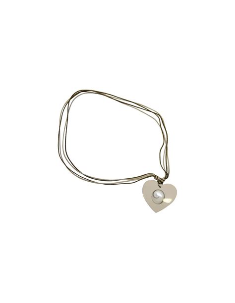 Collier C Ur Blanc Il De Sainte Lucie