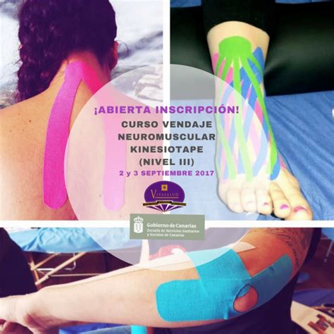 CURSO VENDAJE NEUROMUSCULAR KINESIOTAPE ESSSCAN Vitasalud Vitasalud