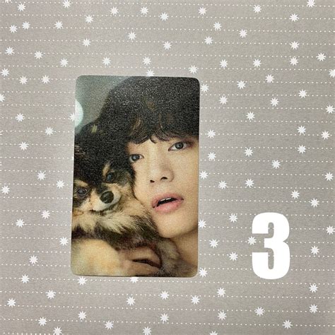 Taehyung And Yeontan Metallic Shimmer Photocards Etsy