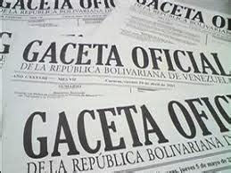 Portada De La Gaceta Oficial N 40 338