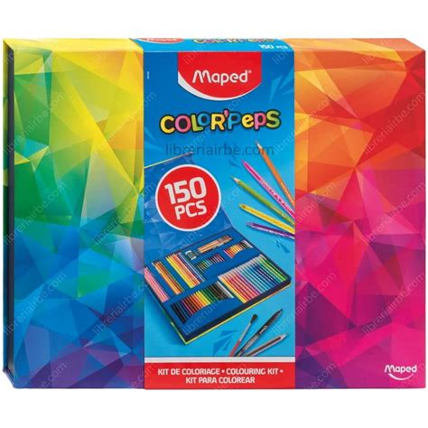 Maletín Set para Colorear Maped ColorPeps de 150 Piezas 37