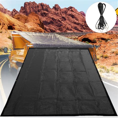 Vevor Dump Truck Mesh Tarp 7 6x18 Black Mesh Tarp With Grommets