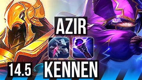 Azir Vs Kennen Mid 1900 Games 6 Solo Kills Rank 15 Azir Na