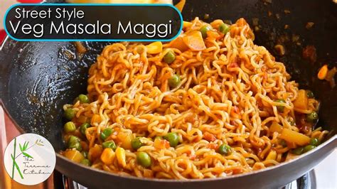 Mumbai Street Style Veg Masala Maggi Vegetable Masala Maggi The