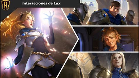 Legends Of Runeterra Lux Interacciones Especiales Youtube