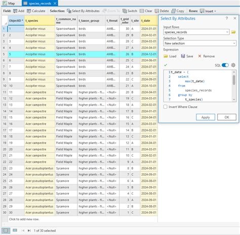 Solved Select Maximum Values In Select By Attributes Gre Esri