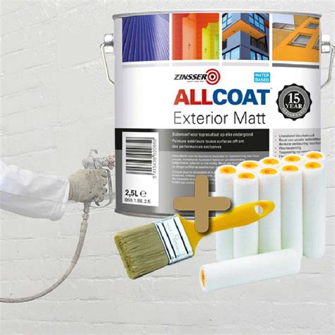 Zinsser Allcoat Exterior Matt Kopen Verf Van Niveau