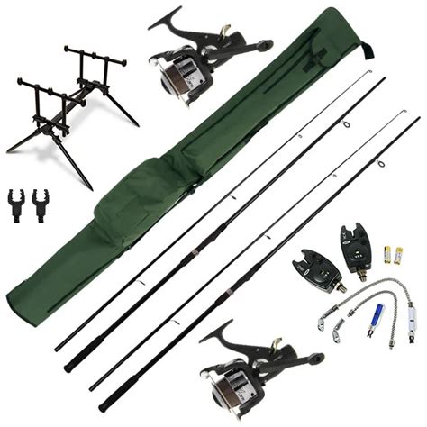 Ngt Quickfish Carp Set Met Hengels Molens Beetmelders Rod Pod N