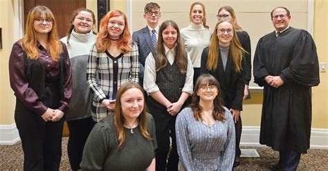 Punxsutawney Area High School Sets The Bar With Mock Trial News